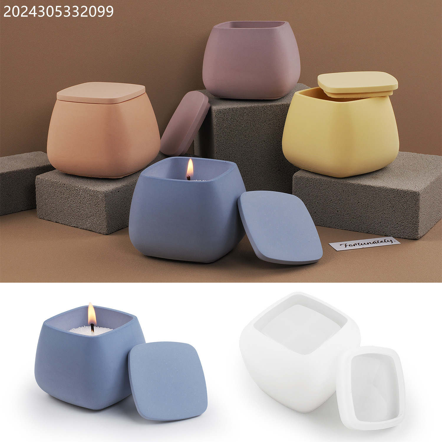 Candle Making Moulds - DIY Epoxy Cement Plaster Silicone Mold