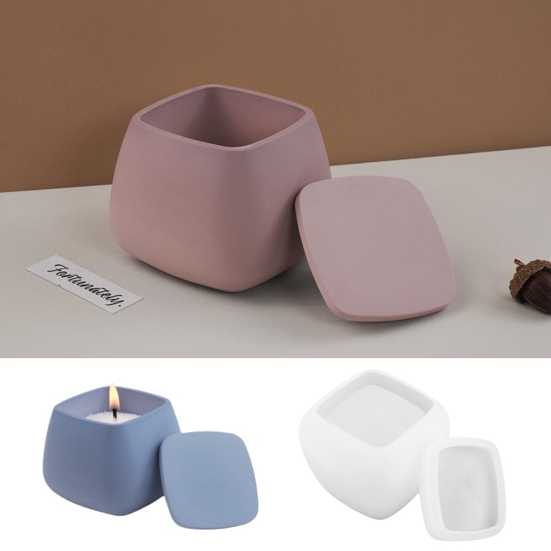 Candle Making Ideas - 1set Square Storage Box UV Resin