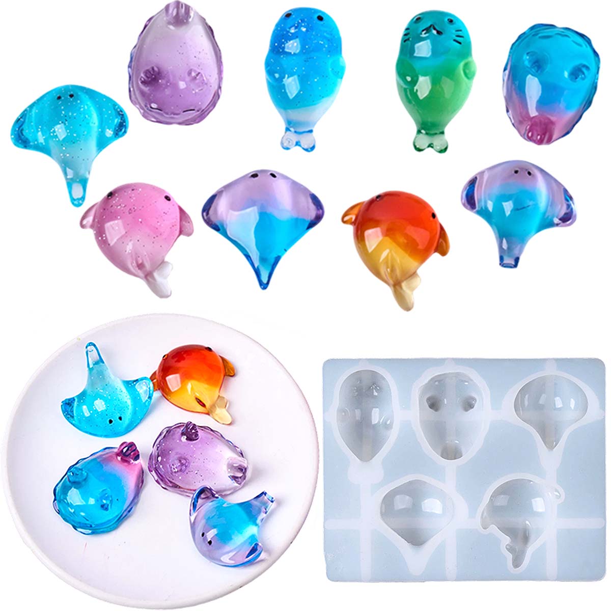 Candle Making Ideas - 3D Healing Kawaii Manta Ray Whale