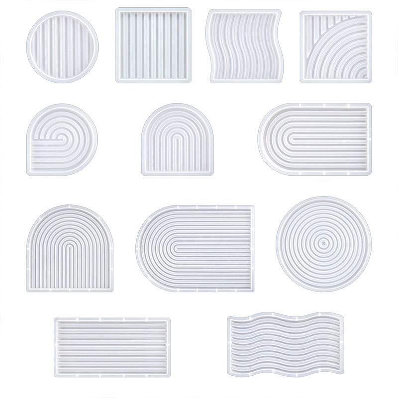 Candle Making Ideas - DIY Striped Wave Tray Mold For