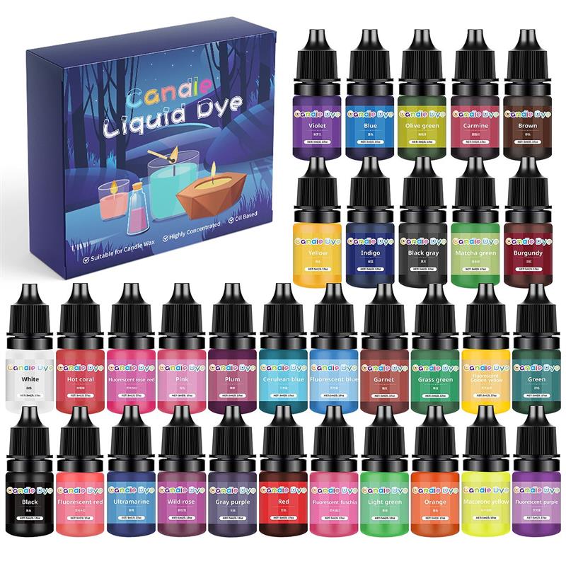 Candle Dye Chip - 36 Colors Candle Dyes Pigment Aromatherapy