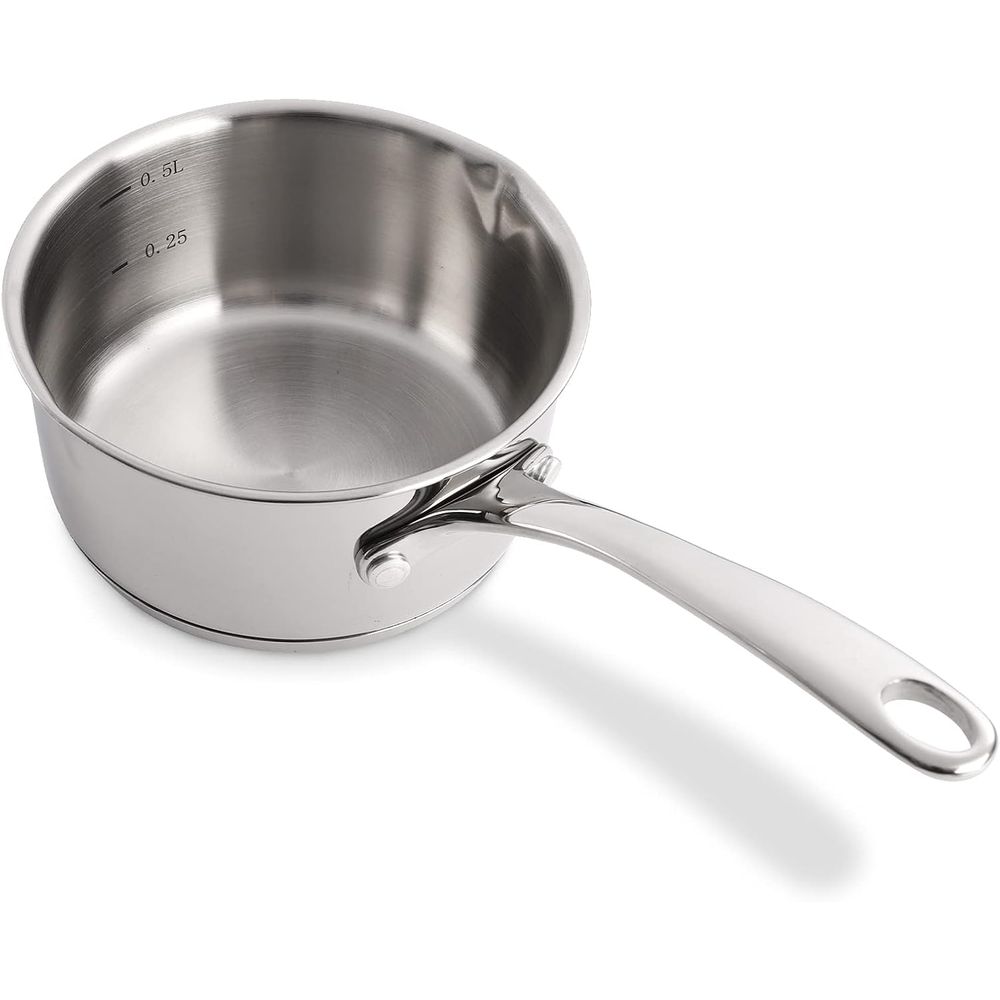 Pour Pot Aluminum - 18/10 Stainless Steel Butter Warmer Measuring