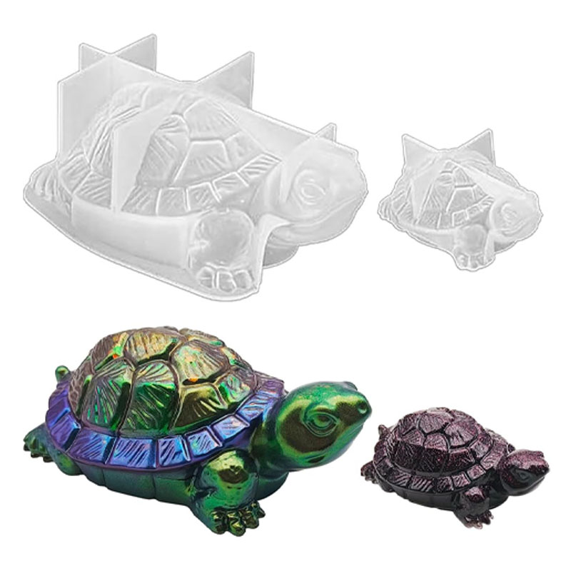 Candle Making Moulds - 3D Tortoise Resin Molds Thick Silicone