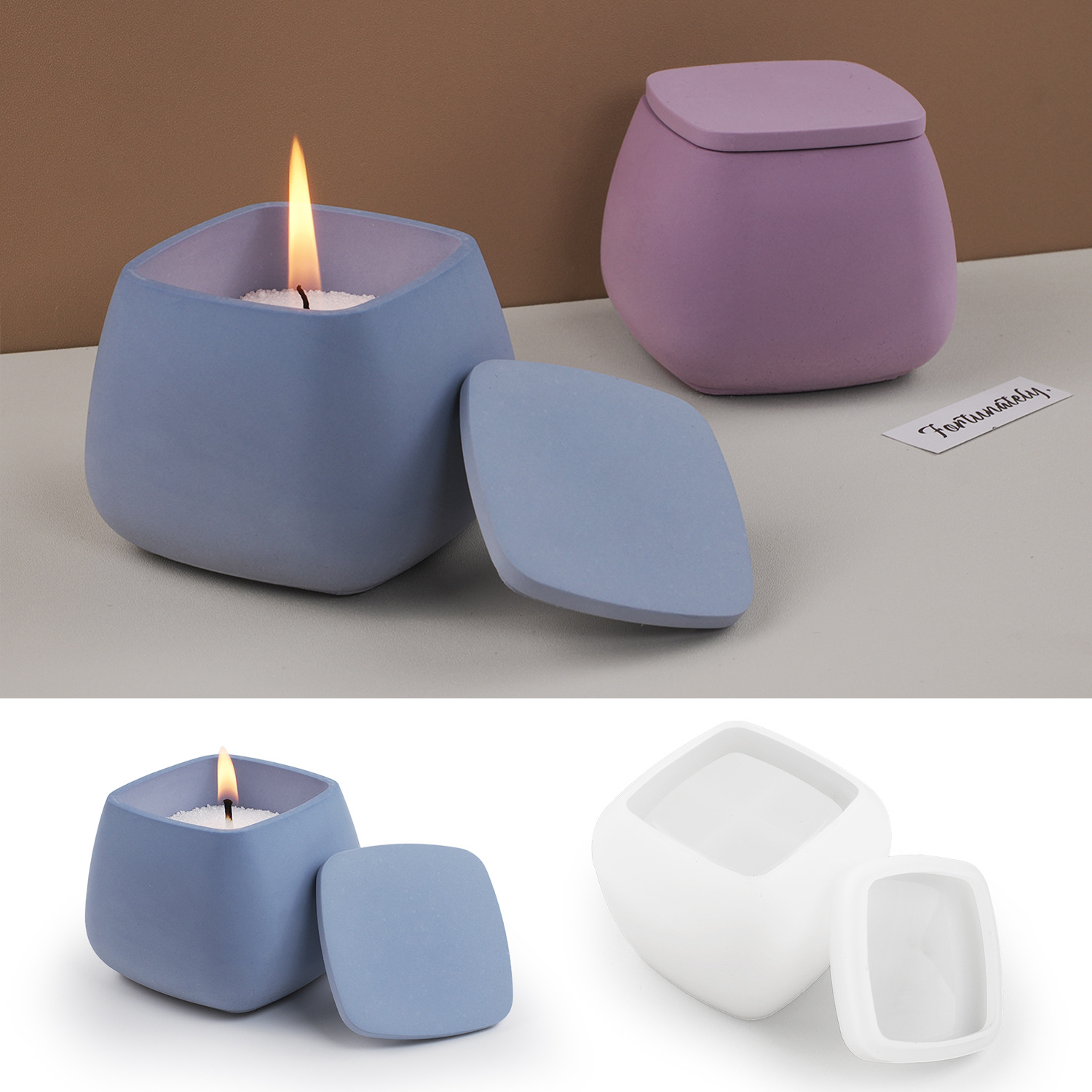 DIY Epoxy Cement Plaster Silic - Candle Making Moulds review and price