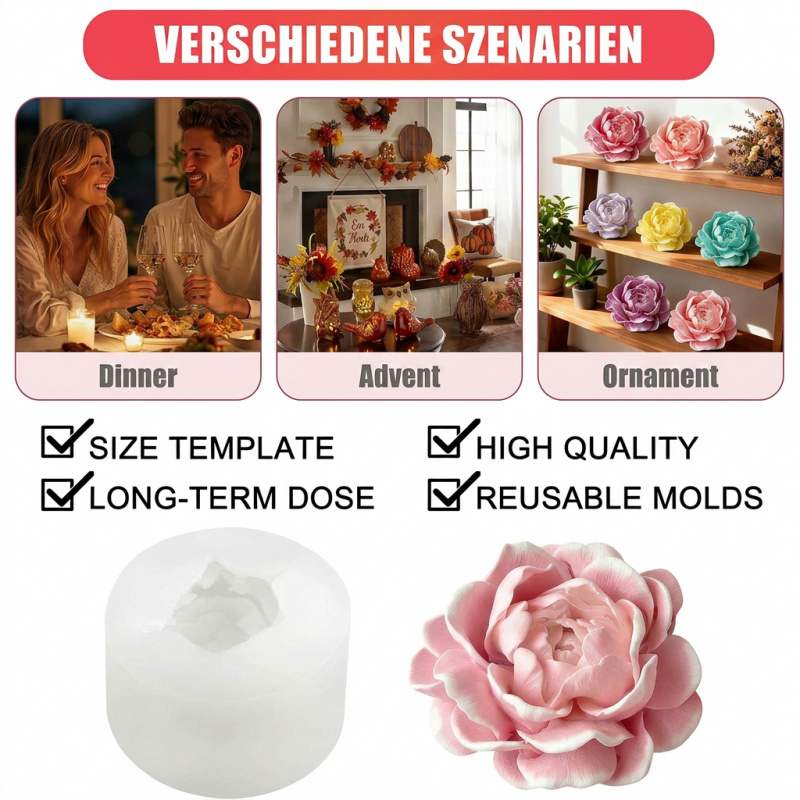 Jasmine flower candle silicone - Candle Making Jug review and price