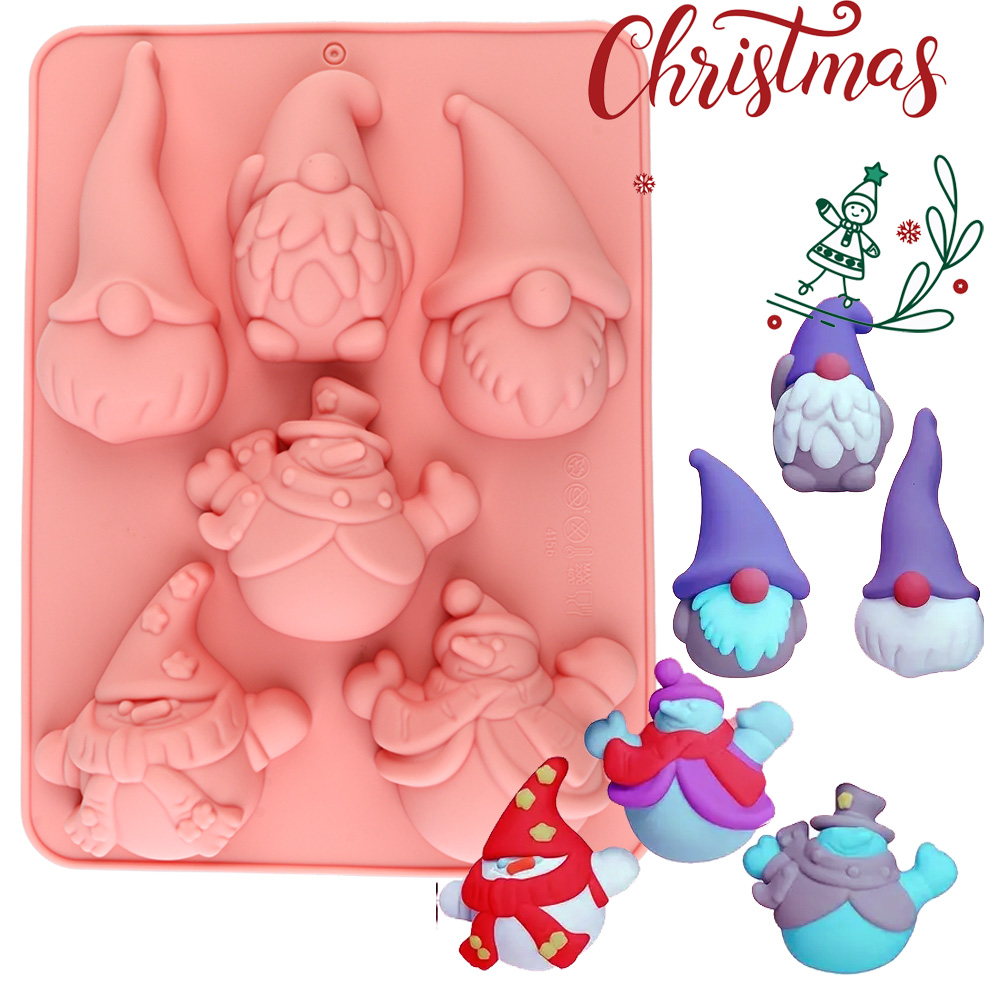 6-Cavity Christmas Gnome Cake  - Candle Making Ideas review and price