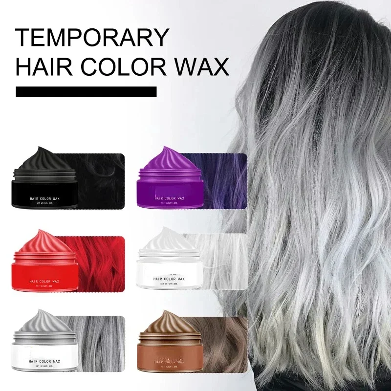Temporary Dye Hair Wax Gray Ha - Candle Dye Chip review and price