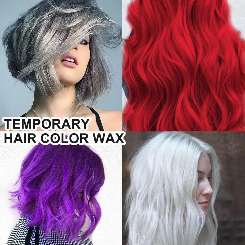 Temporary Dye Hair Wax Gray Ha - Candle Dye Chip review and price