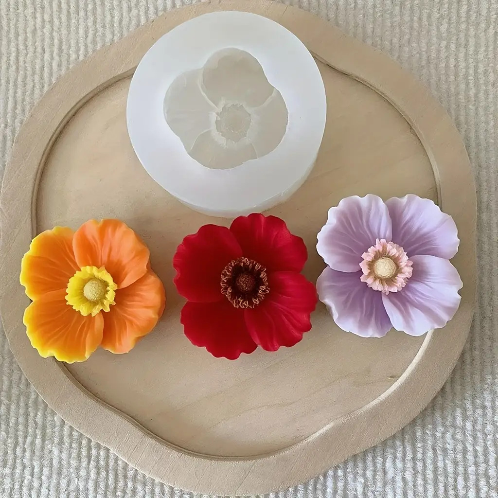 Flower Silicone Candle Mold, C - Candle Making Jug review and price