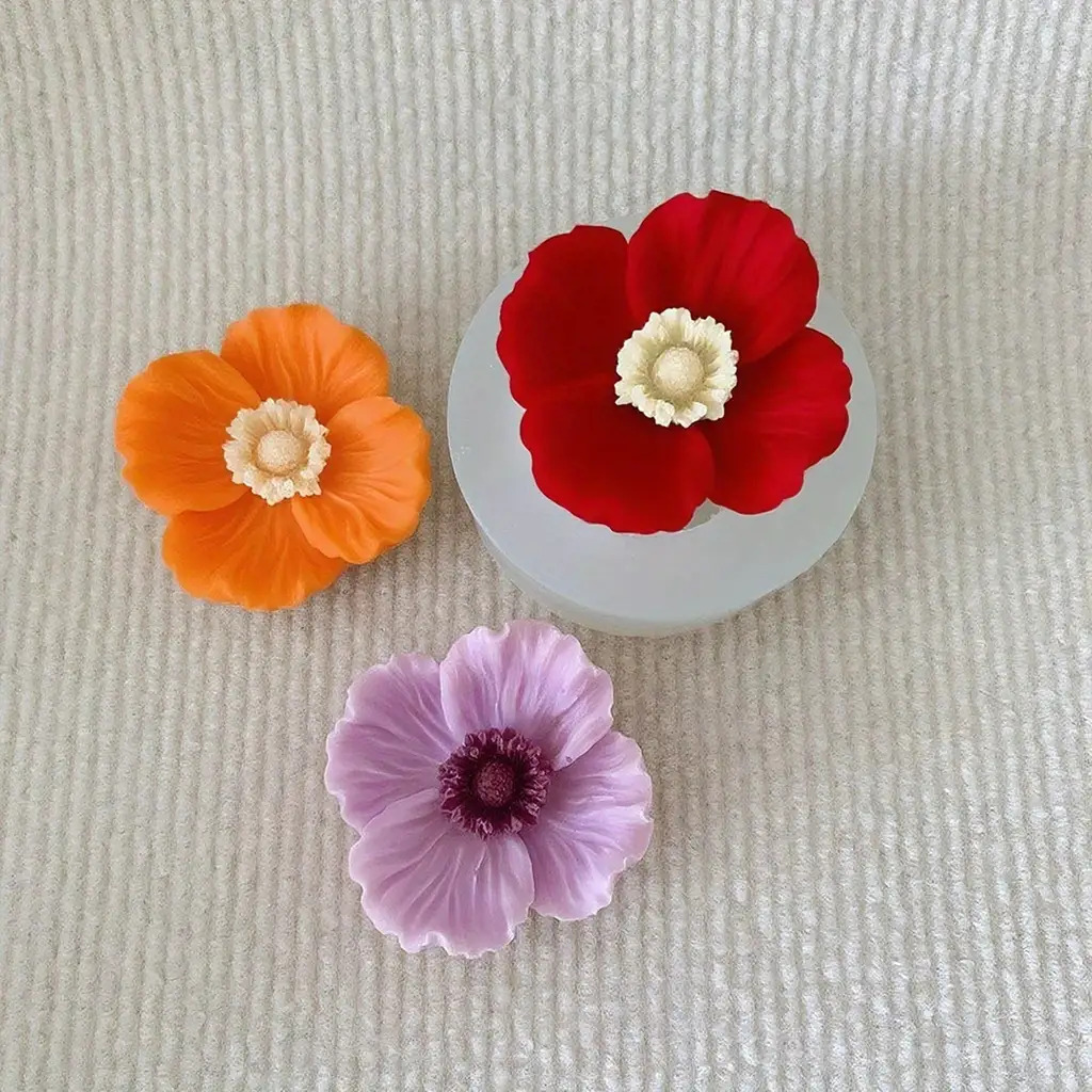 Flower Silicone Candle Mold, C - Candle Making Jug review and price