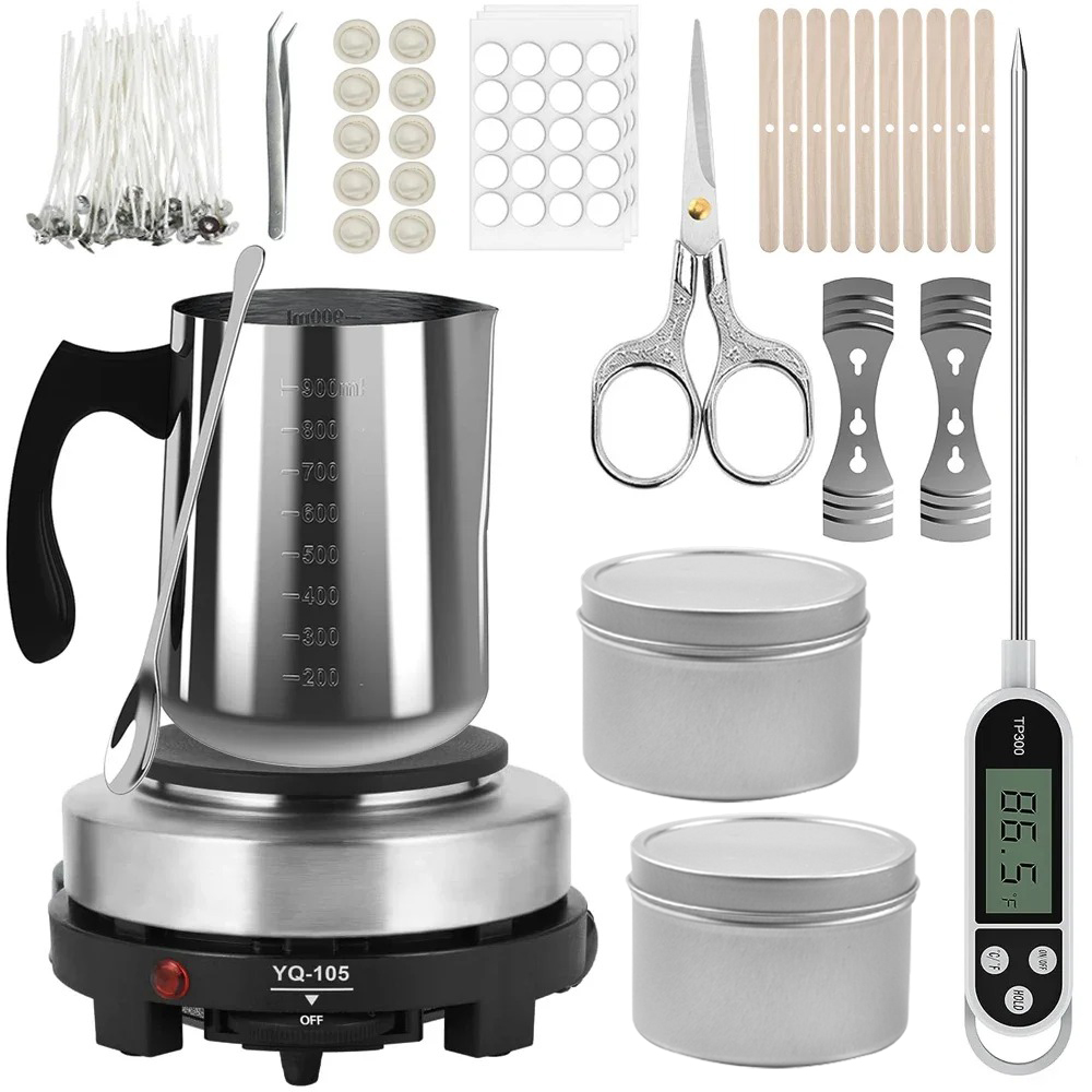 Candle Pouring Pot with Electr - Candle Making Jug review and price