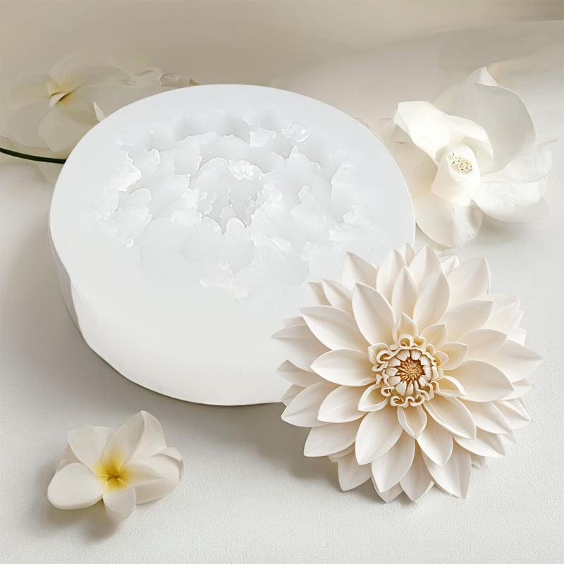 Lotus Flower Silicone Mold，For - Candle Making Moulds review and price