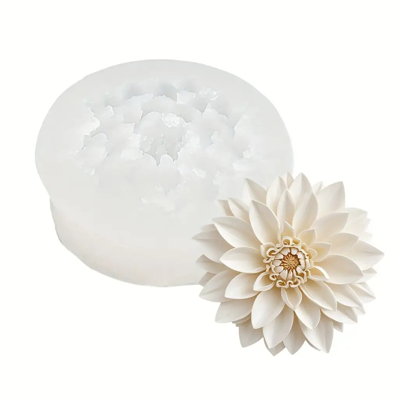 Lotus Flower Silicone Mold，For - Candle Making Moulds review and price