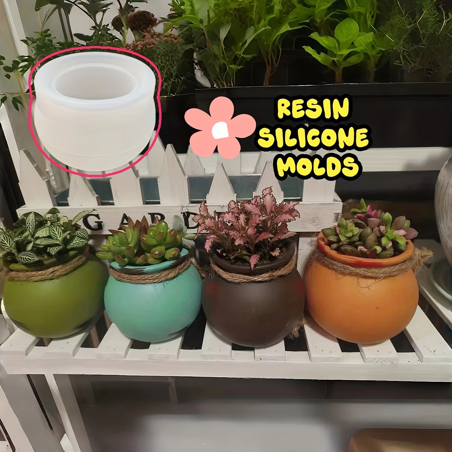 Silicone Flower Pot Molds, Res - Candle Making Ideas review and price
