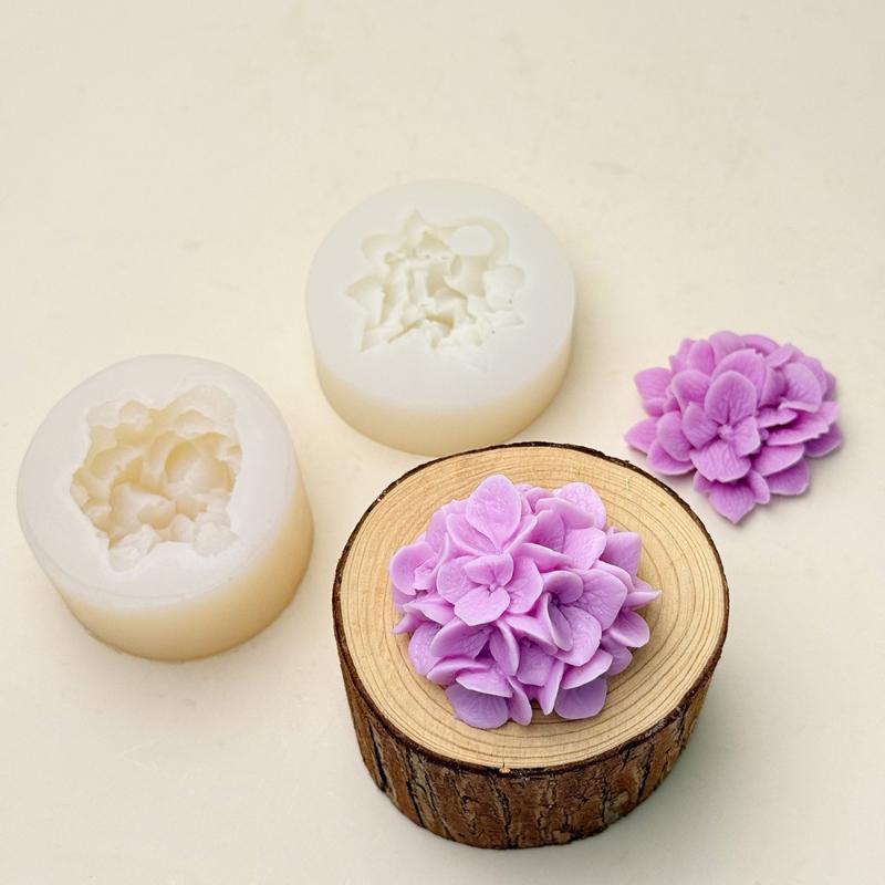 ●Hydrangea Flower Silicone Mol - Candle Making Moulds review and price