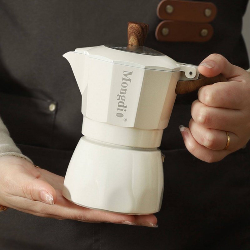 Mongdio Double Valve Moka Pot  - Pour Pot Aluminum review and price