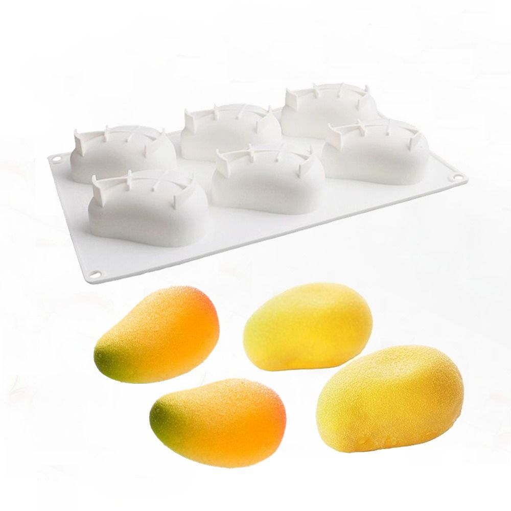 6 Cavity Mango Shaped Cake Mol - Candle Making Ideas review and price