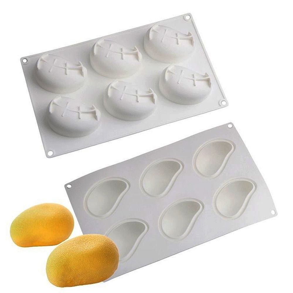 6 Cavity Mango Shaped Cake Mol - Candle Making Ideas review and price
