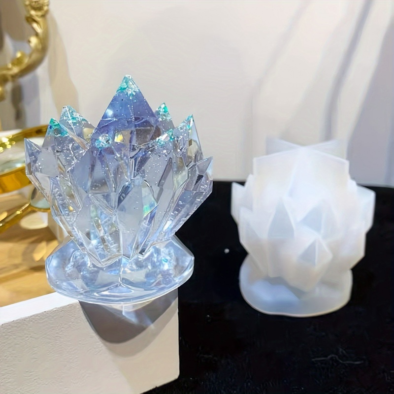 1pcCrystal Cluster Decorative  - Candle Making Moulds review and price