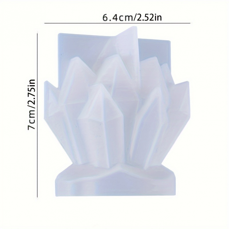 1pcCrystal Cluster Decorative  - Candle Making Moulds review and price