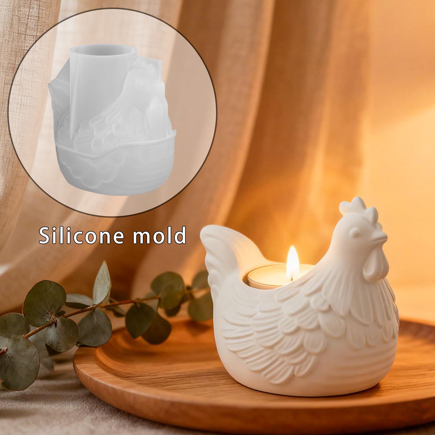 DIY 3D Little Chicken Candle H - Candle Making Moulds review and price