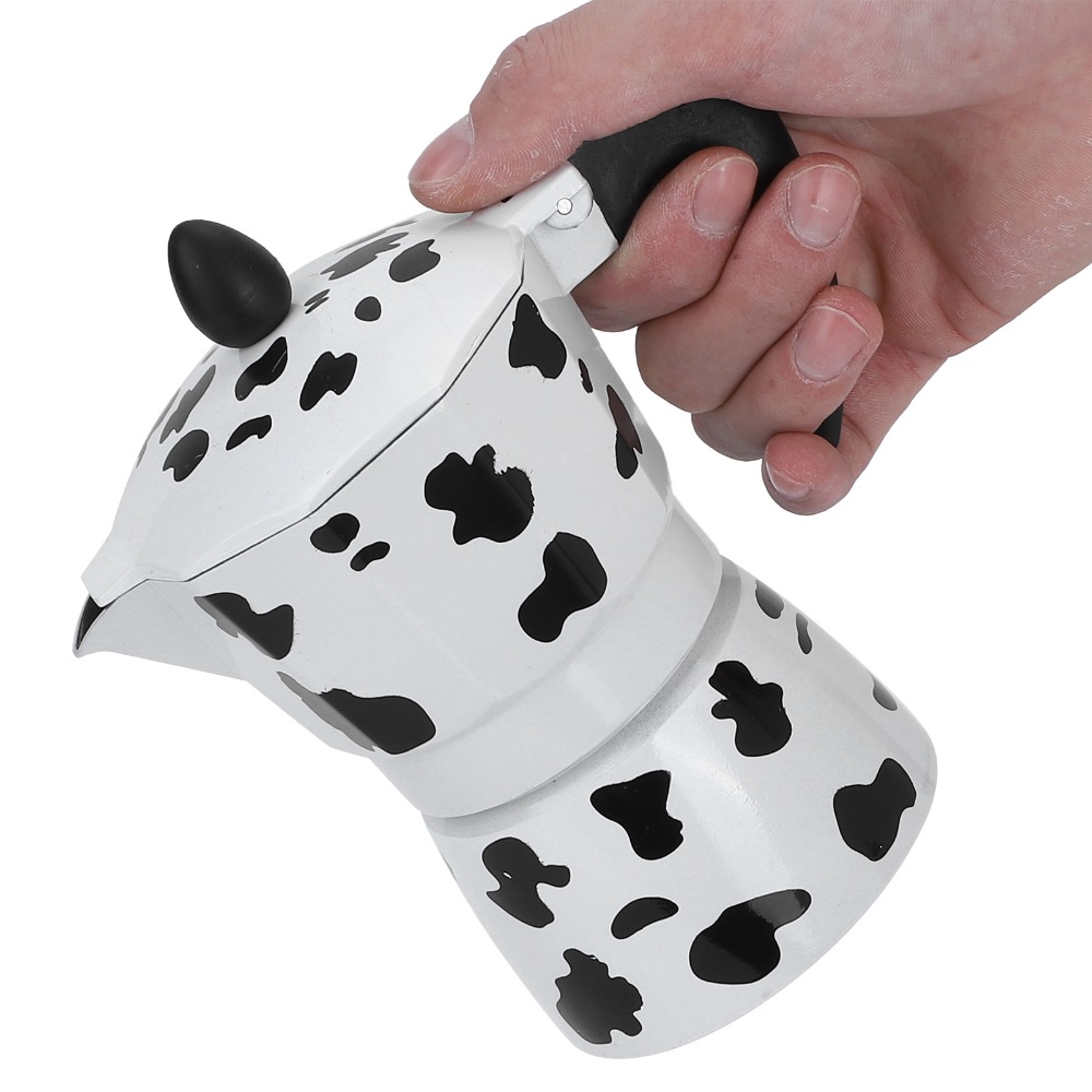 Coffee Brewing Milk Cow Color  - Pour Pot Aluminum review and price