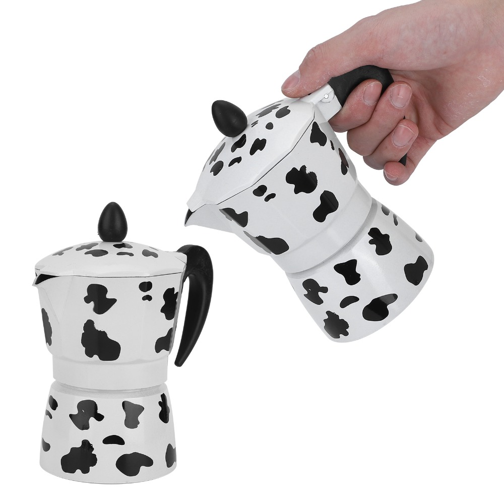 Coffee Brewing Milk Cow Color  - Pour Pot Aluminum review and price