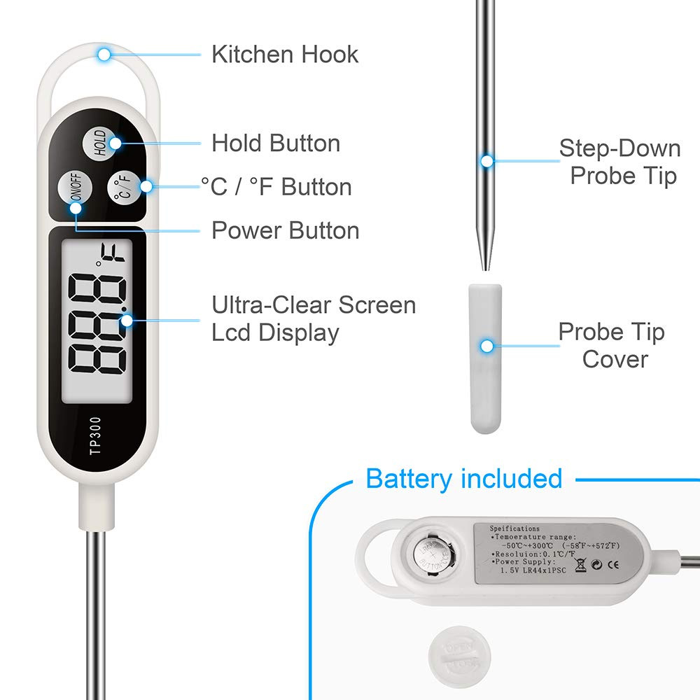 New Design Digital Food Thermo - Thermometer Candy Candle review and price
