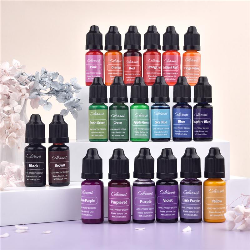 20 Colors Candle Wax Pigment C - Candle Dye Chip review and price