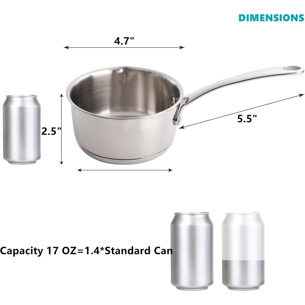 18/10 Stainless Steel Butter W - Pour Pot Aluminum review and price