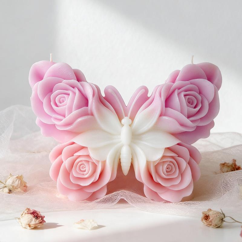 DIY Rose Butterfly Form Silico - Candle Making Ideas review and price