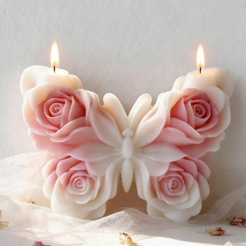 DIY Rose Butterfly Form Silico - Candle Making Ideas review and price