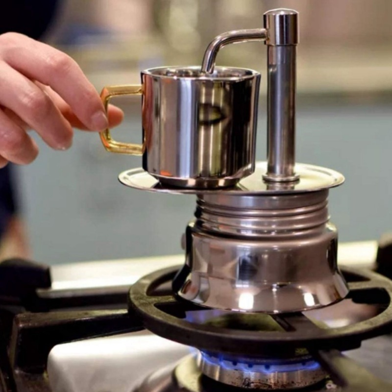 Single Spout Mocha Pot Stainle - Pour Pot Aluminum review and price