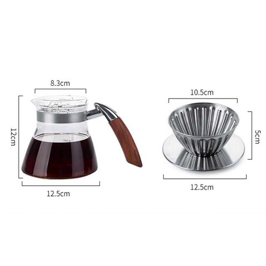 Pour over Coffee Maker Glass C - Pour Pot Aluminum review and price