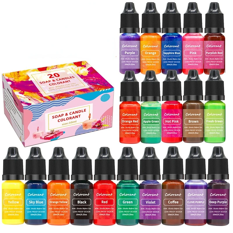 20 Colors High Concentration H - Candle Dye Chip review and price