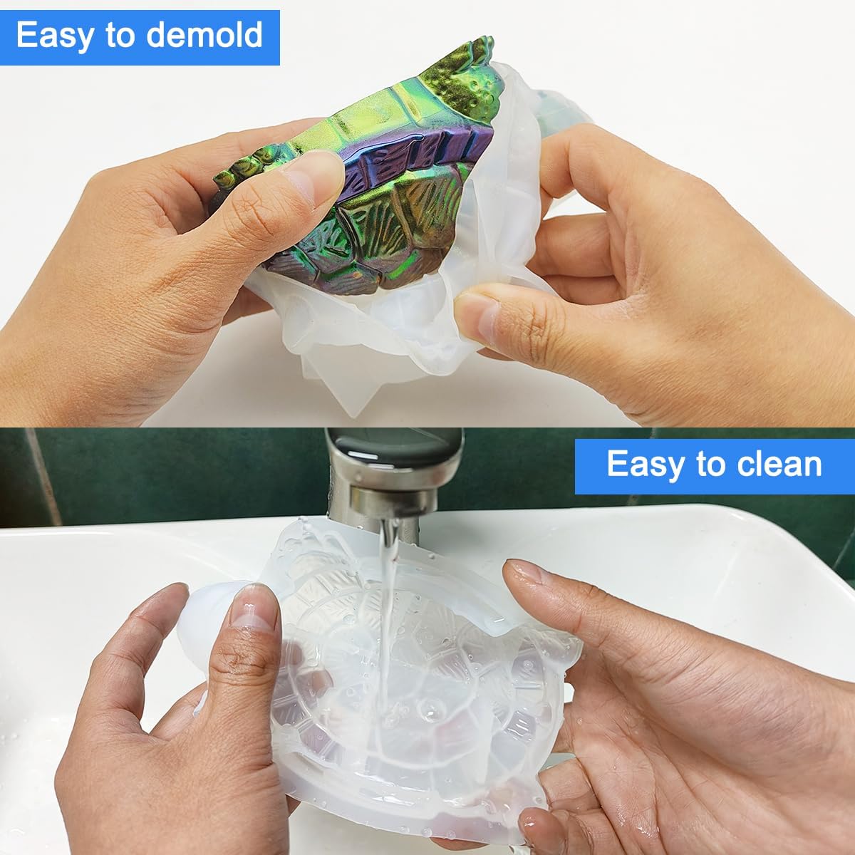 3D Tortoise Resin Molds Thick  - Candle Making Moulds review and price