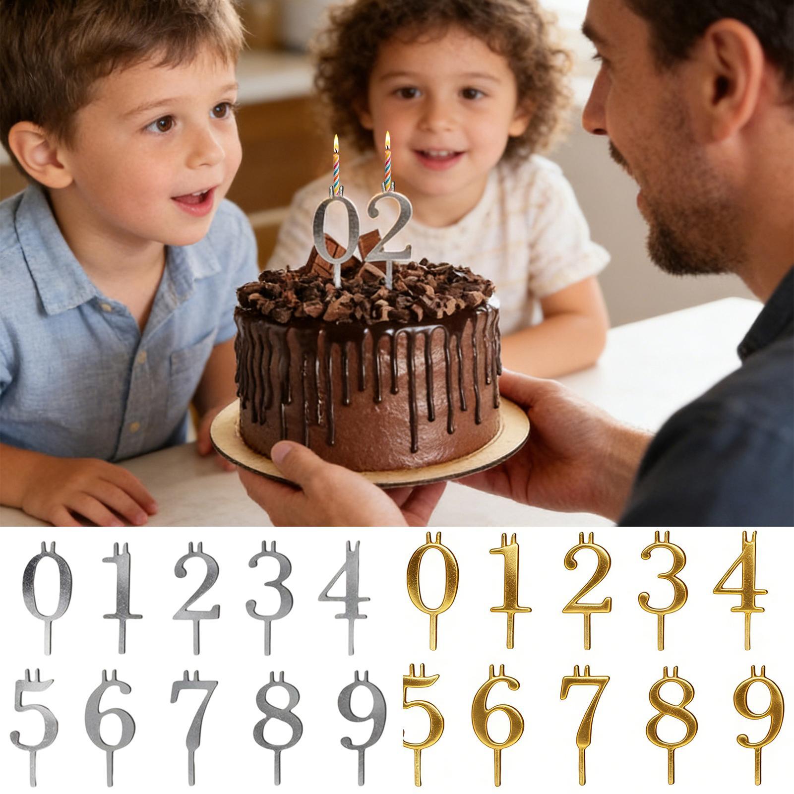10pcs 0-9 Number Cake Toppers  - Candle Making Ideas review and price