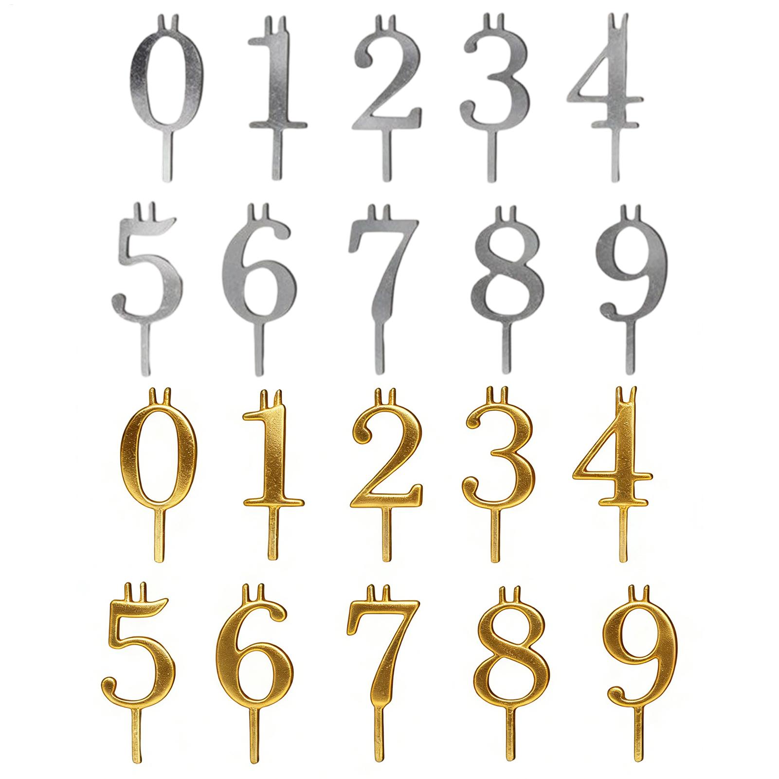 10pcs 0-9 Number Cake Toppers  - Candle Making Ideas review and price
